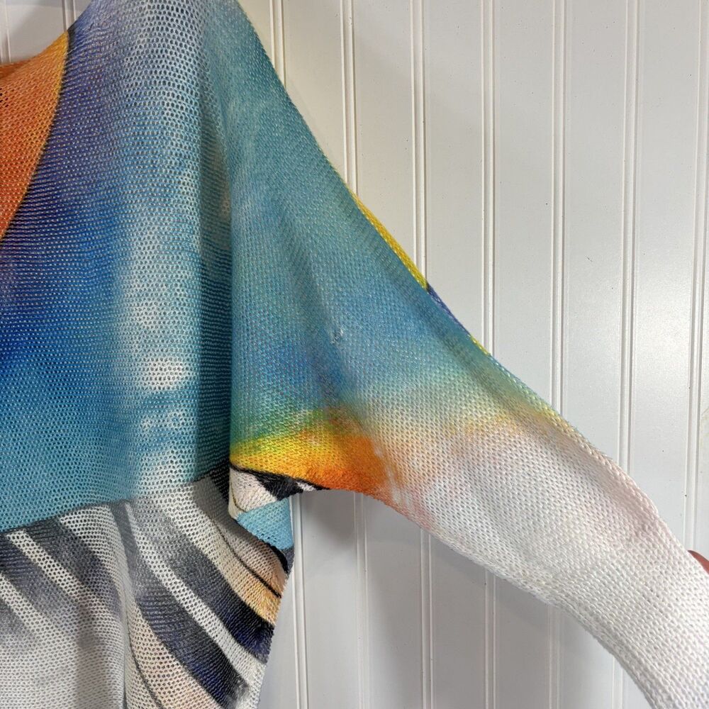 Bella Amore Made in Italy Women Top Size S Art to Wear Music Piano Teacher Artsy - Picture 3 of 12